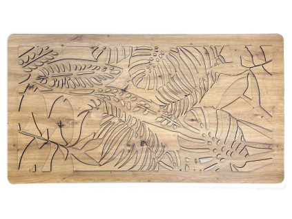 "Listy" Dřevěný obraz 130x70 cm hloubkou 23 mm