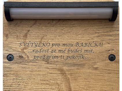 Ukázka gravírování