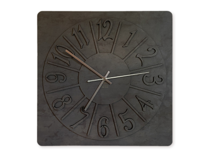 "Koláč" Dřevěné hodiny 40x40cm