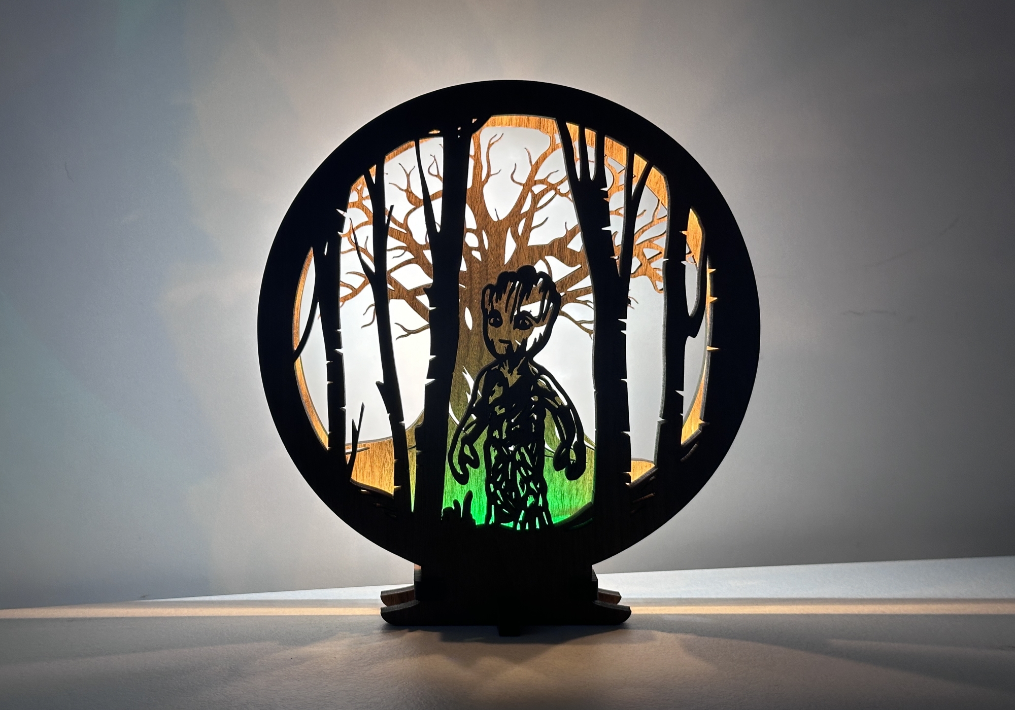 Li-Go "Grut" lampa 20x22cm provedení povrchu: dub