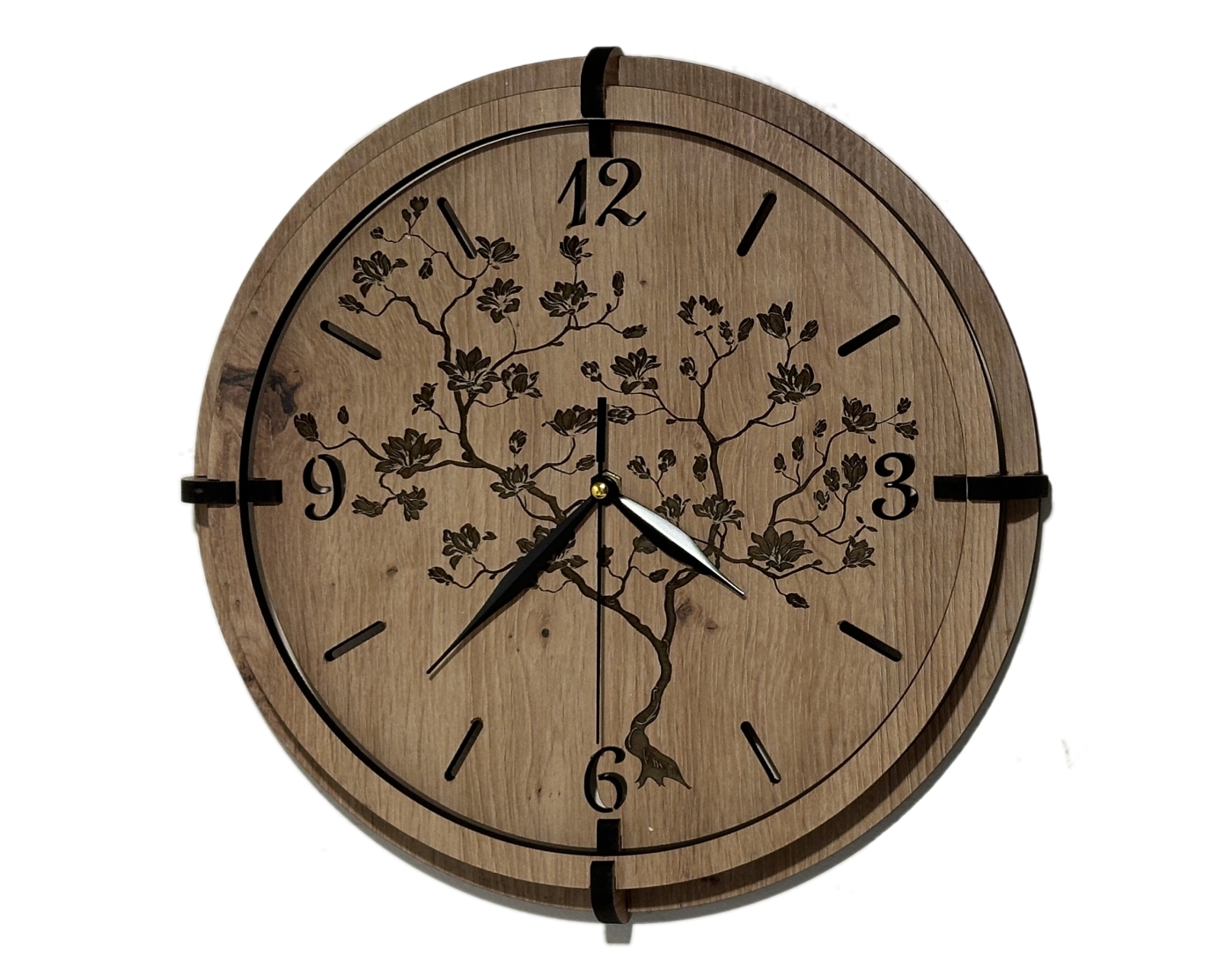 Li-Go "Azalka" Dřevěné hodiny 31 cm provedení povrchu: dub