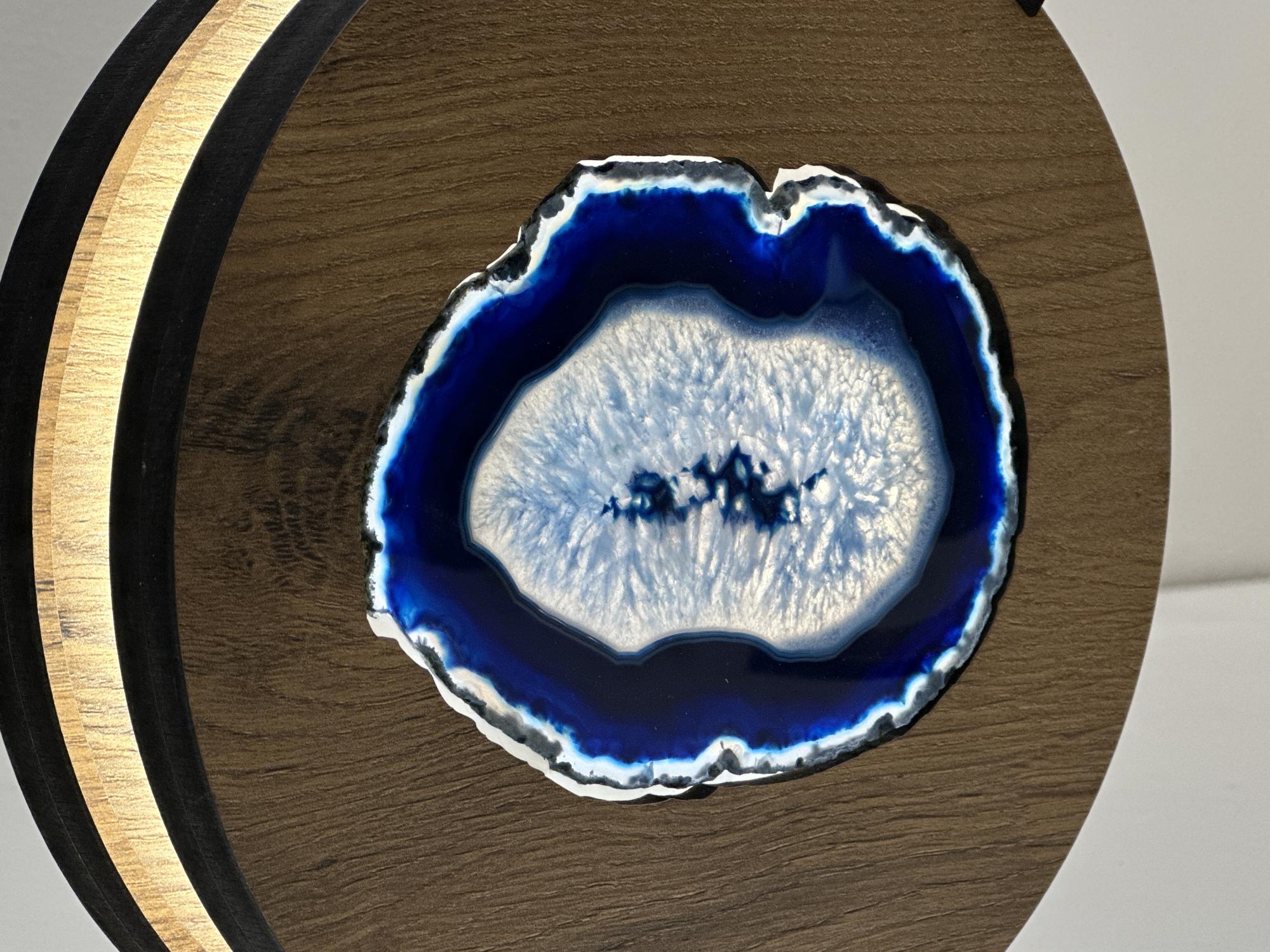 Li-Go "Achát" lampa 20x22cm provedení povrchu: dub