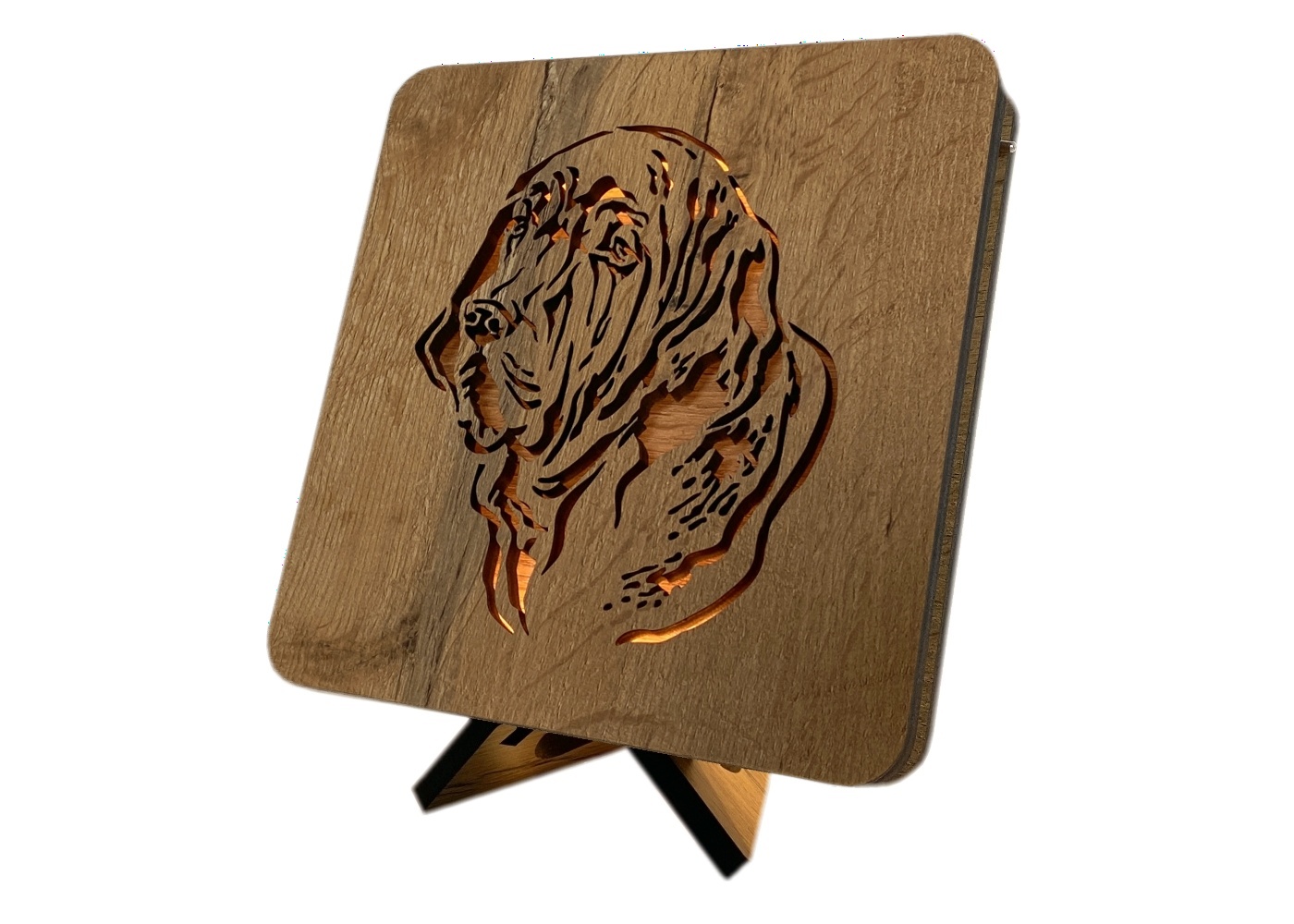 Li-Go "Baset" lampa 19x19cm provedení povrchu: dub