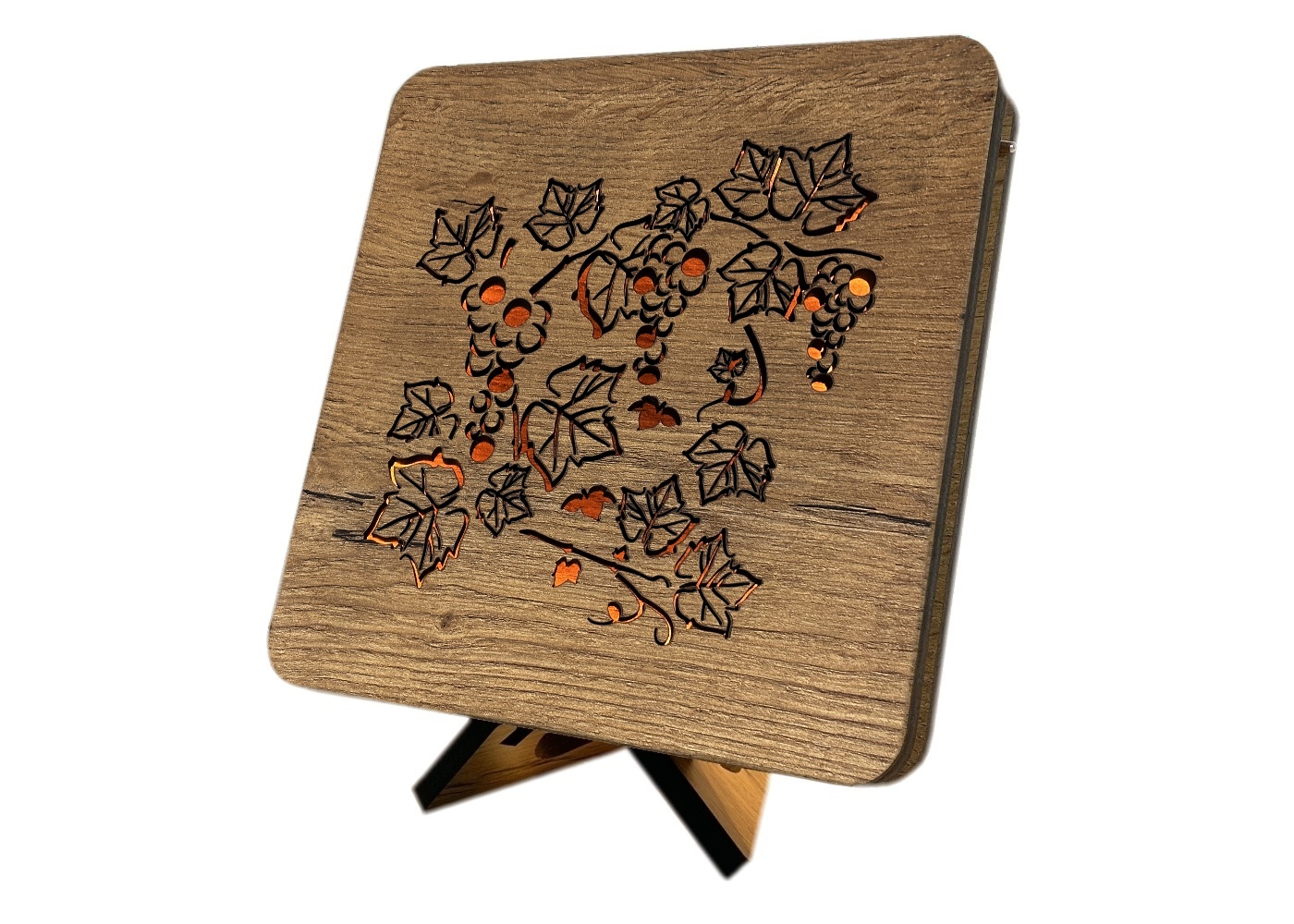 Li-Go "Víno" lampa 19x19cm provedení povrchu: dub