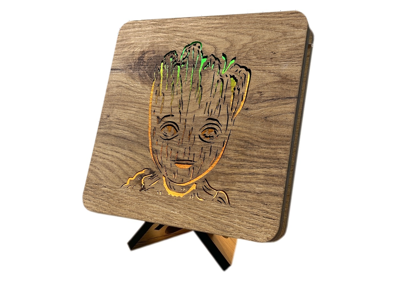 Li-Go "Groot"  lampa 19x19cm provedení povrchu: dub