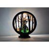 "Grut" lampa 20x22cm dub