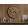 Dřevěné hodiny nástěnné "Kruh"  dub