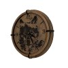 "Vlk" Dřevěné hodiny 32 cm