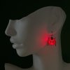 24275 3 luminous earrings ladybugs