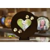 Foto rámeček "Psí srdce" 20x22cm s podsvícením