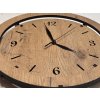 Dřevěné hodiny nástěnné "Klasik" dub 31 cm