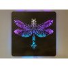 "Vážka" světelný obraz RGB  230V 62x62cm