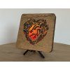 Srdce lampa 19x19 cm