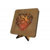 Srdce lampa 19x19 cm