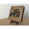 Traktor lampa 19x19 cm