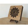 Mandala list lampa 19x19 cm