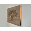 "Olivovník" světelný obraz s baterií 62x62cm
