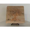 Dub lampa 31x31 cm