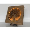 "Dub v kruhu"  lampa 31x31cm