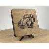 VW brouk lampa 19x19 cm