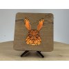 "Hlava zajíce" lampa 19x19cm