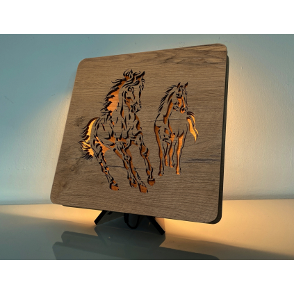 "Horse" lamp 31x31cm