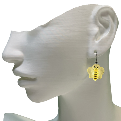Luminous earrings "Bees"
