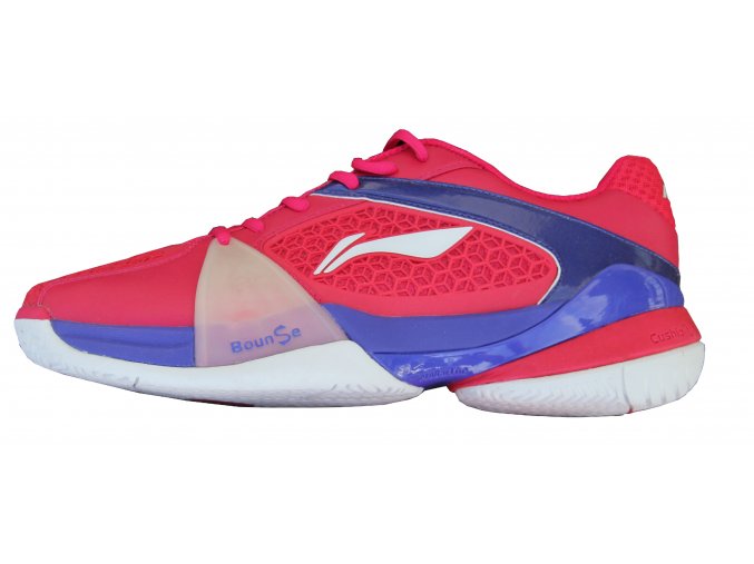 LI-NING PROFI, červená/modrá, TOP tenisová obuv
