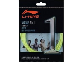 Badmintonový výplet LI-NING N.1 Yellow 0,65 mm - žlutá