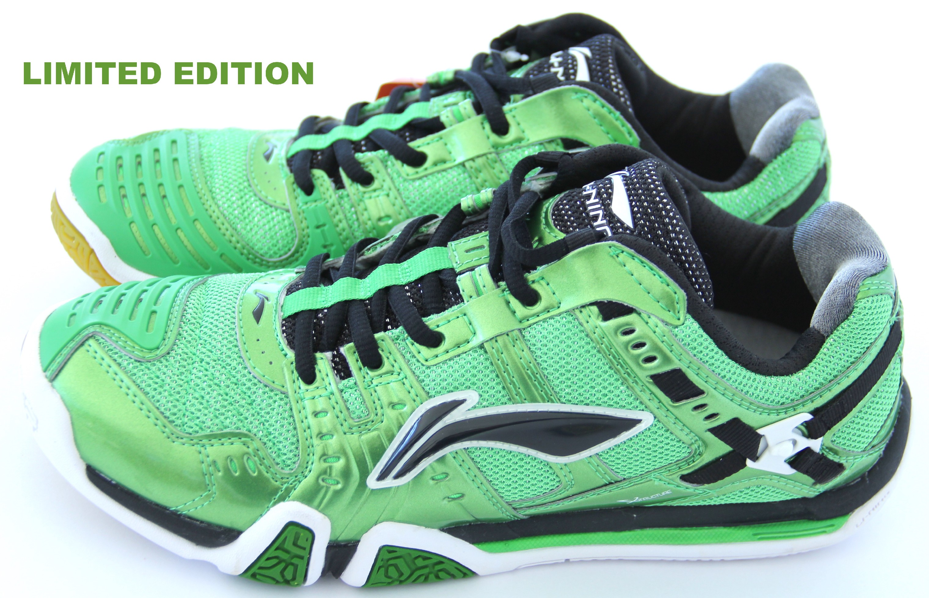 LI-NING Metall X III Ultimate Flash GREEN, TOP Pánská sálová obuv - LIMITOVANÁ EDICE Velikost: 39,5