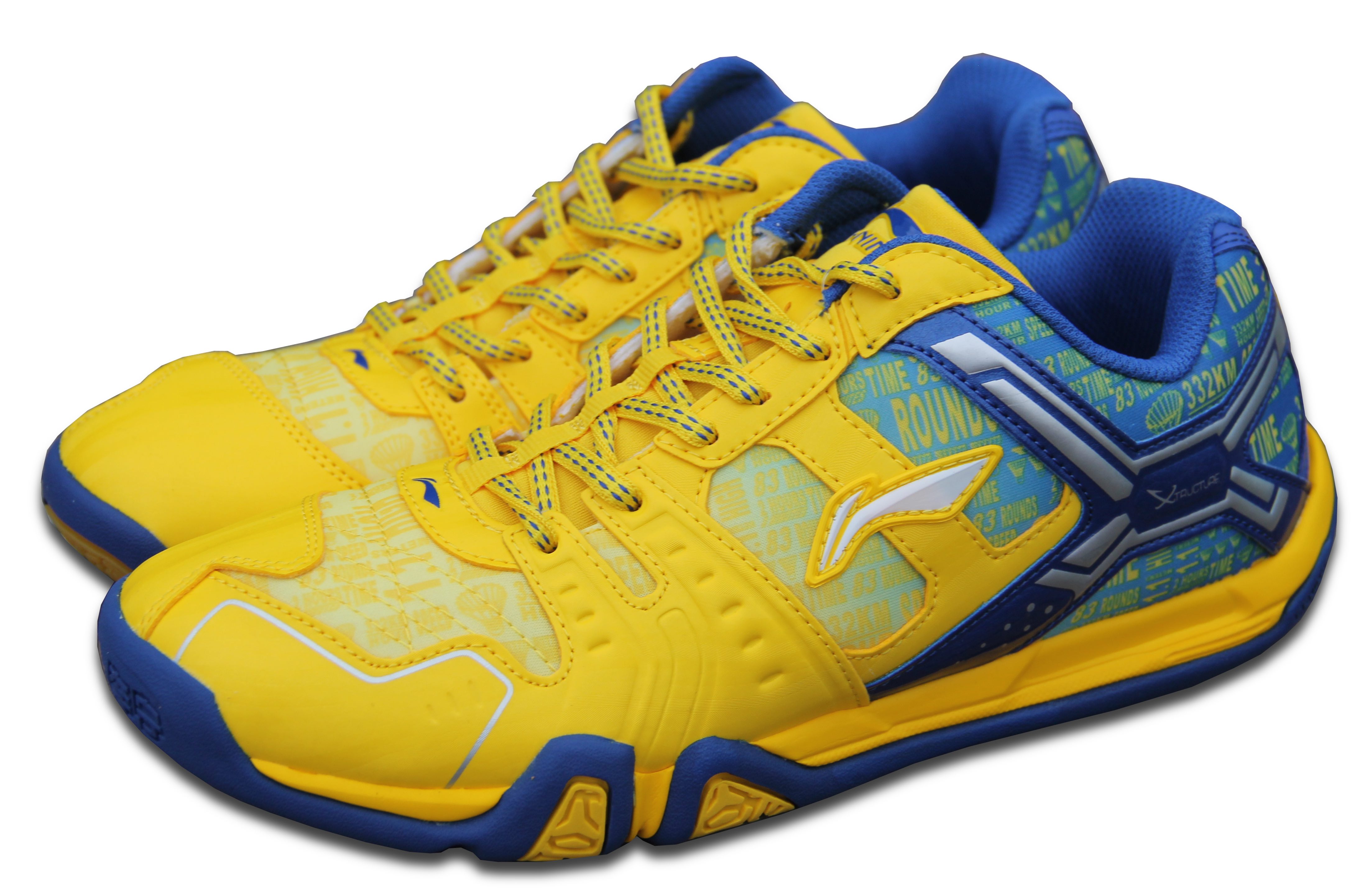 LI-NING Metall X STORM II, Bright Yellow, Pánská sálová obuv Velikost: 7 USm (EUR 39a2/3, délka stélky 245mm)