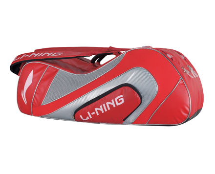 Bag na rakety LI-NING Červený, dvoukomorový