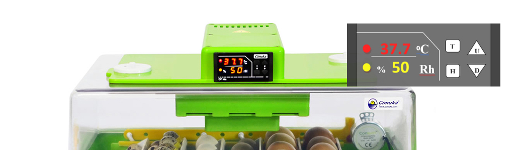 kontrola a nastavenie teploty v liahni cimuka pd30sh