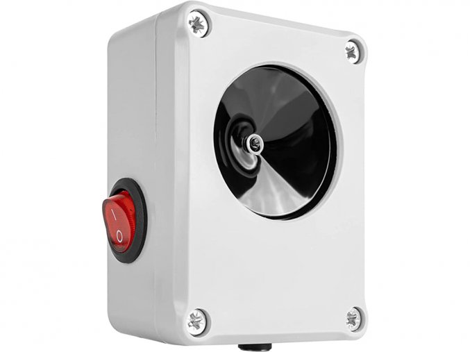 Vodotesný, ultrazvukový plašič na kuny, myši a potkany DRAGON ULTRASONIC C100 - napájanie cez 6V adaptér v balenie