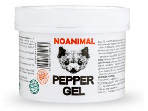 Gélový pachový odpudzovač zveri NOANIMAL PEPPER GEL PG330, 330ml