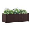 samozavlazovaci truhlik vyvyseny zahon stefanplast natural deluxe 100 moka