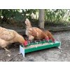 Žľabové kŕmidlo pre sliepky, hydinu - CF033.10P - 13x50cm, široké otvory, plastové