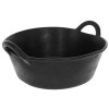 pryzovy krmny a napajeci zlab kerbl 323463 objem 20l vyska 18cm prumer 48cm