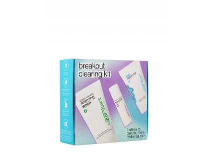 1339 dermalogica breakout clearing kit set produktu sada pro mastnou aknozni plet