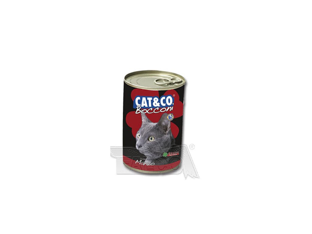 CAT&CO Chunky 400 g - konzerva s masovými knedlíčky