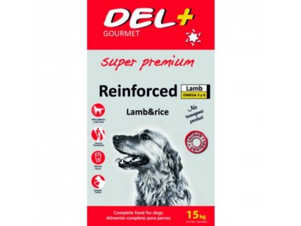 DEL GOURMET Reinforced LAMB & RICE 15 kg