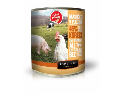 TopStein Masíčko v plechu 850 g