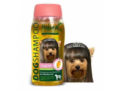Šampon pro psy - na dlouhou srst s jojobovým a norkovým olejem