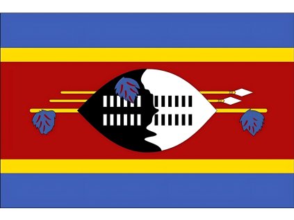 Eswatini (Svazijsko) stolní vlaječka