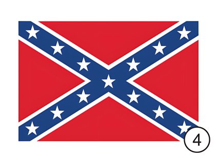 konfederace vlajka autojizda