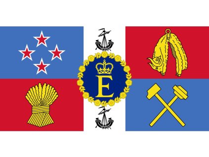 kralovska standarta noveho zelandu vlajka