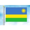 rwanda vlajka na karabiny