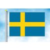 svedsko vlajka na karabiny