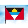 antigua a Barbuda stolni vlajecka vodorovna