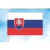 slovenska vlajka 80x120 na zerdi